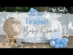 Elephant Themed Baby Shower