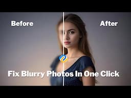 How to Enhance Photo Quality | AI Photo Enhancer | Fix Blurry Photos using AI