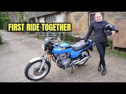 I TAKE MY GIRLFRIEND ON MY REBUILT HONDA CB250 SUPER DREAM