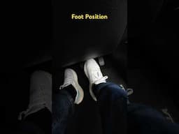 Best Foot Position When Driving Automatic Car #learntodrive #automaticcar #drivingtestaustralia