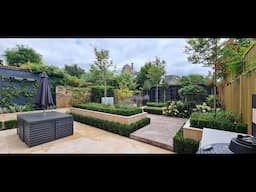 A Grand London Garden with Contemporary Lines and Classic Evergreen Structure