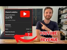 HOW MUCH DOES YOUTUBE PAY ME WITH A SMALL CHANNEL (3,000 subscribers)