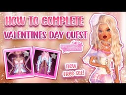 DRESS TO IMPRESS VALENTINE'S DAY QUEST TUTORIAL - CHAPTER 1 AND 2 | roblox ♡