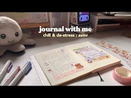 journal with me 🥞 chill, de-stress, asmr