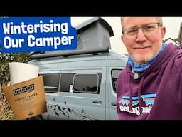 We WINTERIZE our Camper! IMPROVING INSULATION on our Hymer Mercedes Sprinter Campervan