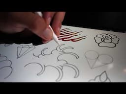 10 Quick Tattoo Drawing Tips and Tutorials | Heart, Flames, Waves & More!