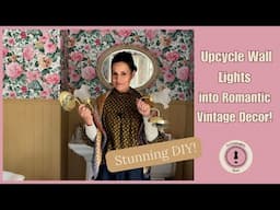 Vintage Romantic Decor - Facebook Marketplace Lights Makeover!