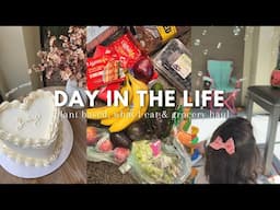 ✨DAY IN THE LIFE✨ What I eat, gender reveal, small grocery haul, an average day