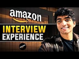 Amazon Interview Experience | How He Cracked Amazon 🔥