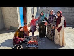 Preparing Wild Pistachio Kernels with a Traditional Stone Mill