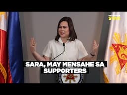 Sara Duterte, pinayuhan ang supporters na ipahayag na lang ang kanilang suporta sa social media