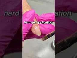 Hard Gel Overlay | How To Apply Hard Gel ✨ #gelnails #hardgel