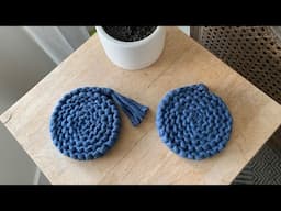 Macrame Coiled Coasters | Square Knot | Gathering Knot | Beginner Tutorial