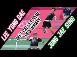 Lee yong dae Jung jae sung | Best Rallies |  mens doubles | Badminton