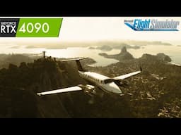 Flight Simulator - Sobrevoando o Rio de Janeiro - 4k