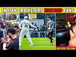 When Famous Indian Cricketers Ignored Their Fans | Dhoni, Rohit, Virat & Hardik