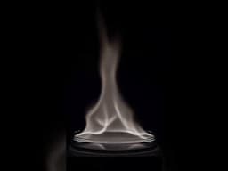 This flame looks fake but is real