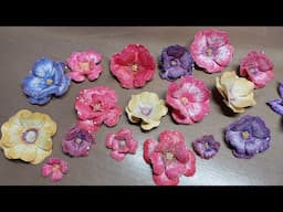 Anna Griffin Molded flowers stamps and dies. let's make pansies and coneflowers.