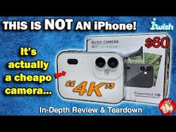 The POWERSHOT D6 "64MP 4K" is a Cheapo Camera that looks like a Mini iPhone! (iWish)