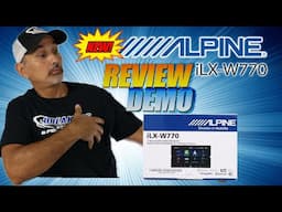 Alpine iLX-W770 Wireless Carplay and Wireless Andriod Auto Review and Demo