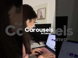 How to make carousels in canva? #contentmanager #contentcalendar #canvacarousels