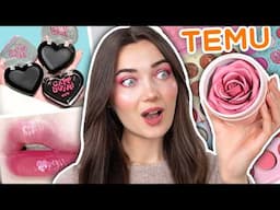 I BOUGHT UNREALISTIC MAKEUP FROM TEMU!