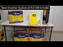 Best Inverter System of 5 KW  in India | 5 kw का सबसे बढ़िया इन्वर्टर कोनसा है | Sino 5500VA Inverter