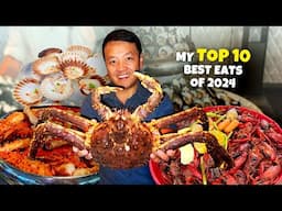 My Top 10 BEST FOODS of 2024! 🍜🎊