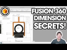 Check out these DIMENSIONING Tips for Fusion 360!