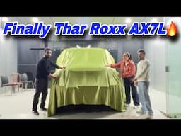 Finally taking The Delivery of our Second Beast🔥Thar Roxx AX7L 4x4🔥🚗- Kirti Mehra