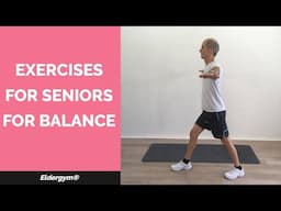 Exercises for Seniors For Balance, coordination and agility, fall prevention, senior balance exercis