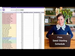 🌱 My 2025 Seed Starting Schedule 🌱+ A FREE Template For You To Use!