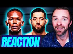 Israel Adesanya vs. Nassourdine Imavov😲 UFC Saudi Arabia REACTION