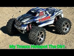 Traxxas Tmaxx Nitro 3.3 Bash At My Old Spot Starting 2025 Off Right