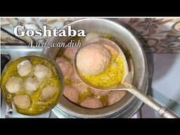 Kashmiri wazwan style mutton Goshtaba|How to make Wazwan style Goshtaba at home|Goshtaba recipe.