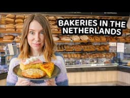 RANKING DUTCH BAKERY FOOD ON A TIER LIST 🇳🇱 (americans try dutch food)