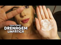 ASMR DRENAGEM LINFÁTICA COM SOM DE CREME (vídeo para dormir)