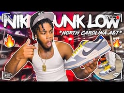 NIKE DUNK LOW " NORTH CAROLINA A&T " ON FEET REVIEW!