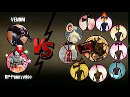 VENOM, OP-PENNYWISE Vs The Great Siren Family |LEGENDARY VIDEO | YY KAUSHIK