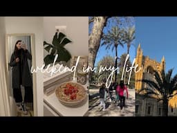 weekend in my life! | morning routine, new jewelry haul, first spanish lesson, pilates in the park