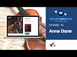 Website Audit: Ana Done (ReviewMySite #4)