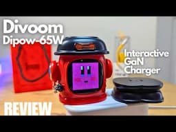 REVIEW: Divoom Dipow 65W Fast Charger with LCD Screen - Cute Interactive 8-bit Retro Action Figure?