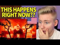 German reacts to the Los Angeles Fires