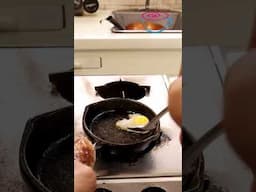 MINIATUTE EGG COOKING #shorts