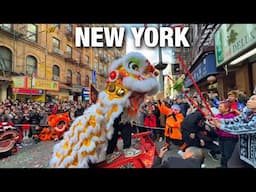 NYC LIVE Lunar New Year Firecracker Ceremony in Chinatown (January 29, 2025)