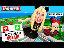 PROBÉ HACKS PARA VOLAR en BROOKHAVEN 😱 con MI HERMANITO 👦🏼 (ROBLOX)