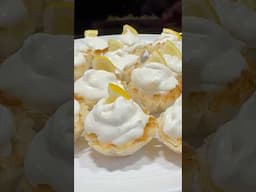 Mini Lemonade Pie Bites 🍋 Easy No-Bake Summer Dessert Recipe #shorts