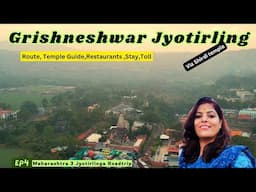 Grishneshwar Jyotirling|Nashik to Sambhaji Nagar Roadtrip Via SHIRDI|Ep4|Karaj Vlog