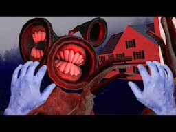 Siren Head ATTACKS my Neighbor's House [Short Film Animation]