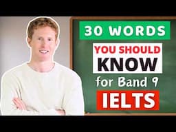 30 Words for Band 9 in IELTS + How to USE them 😎 #ielts